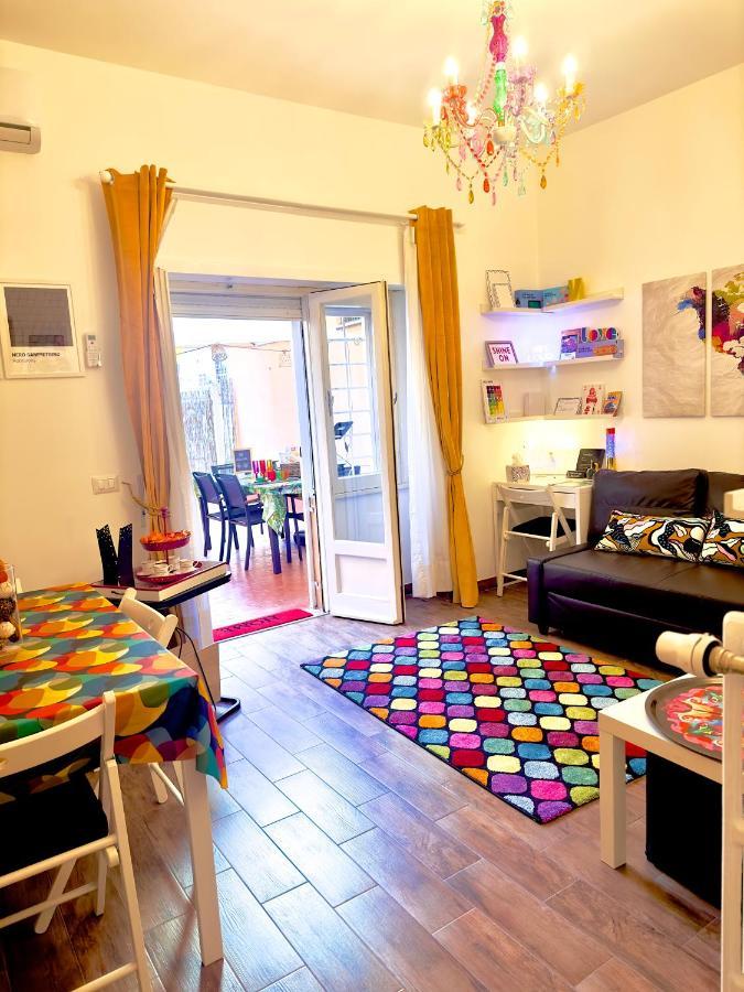 Trastevere Gianicolense Casa Con Giardino Rom Exteriör bild