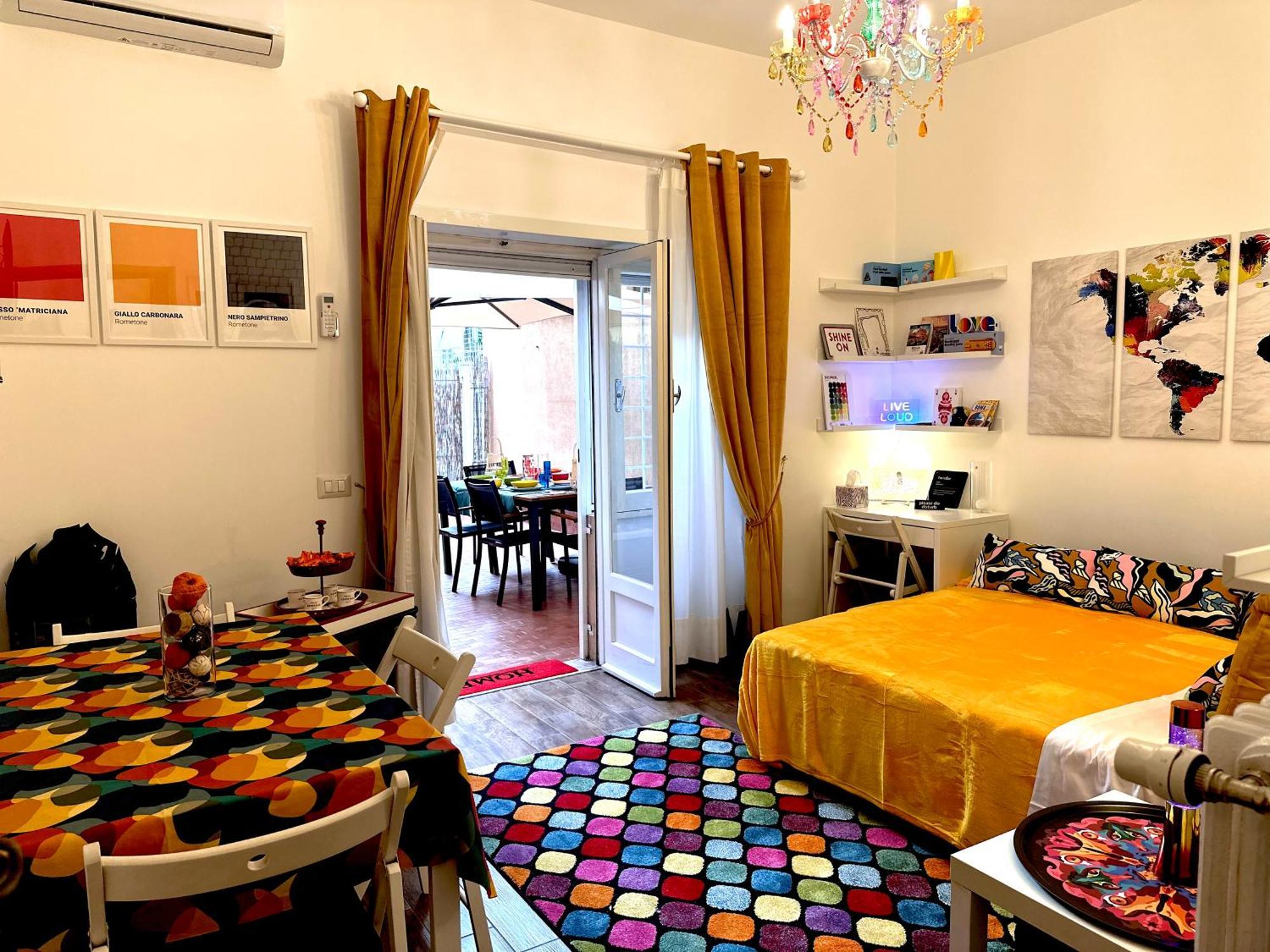 Trastevere Gianicolense Casa Con Giardino Rom Exteriör bild